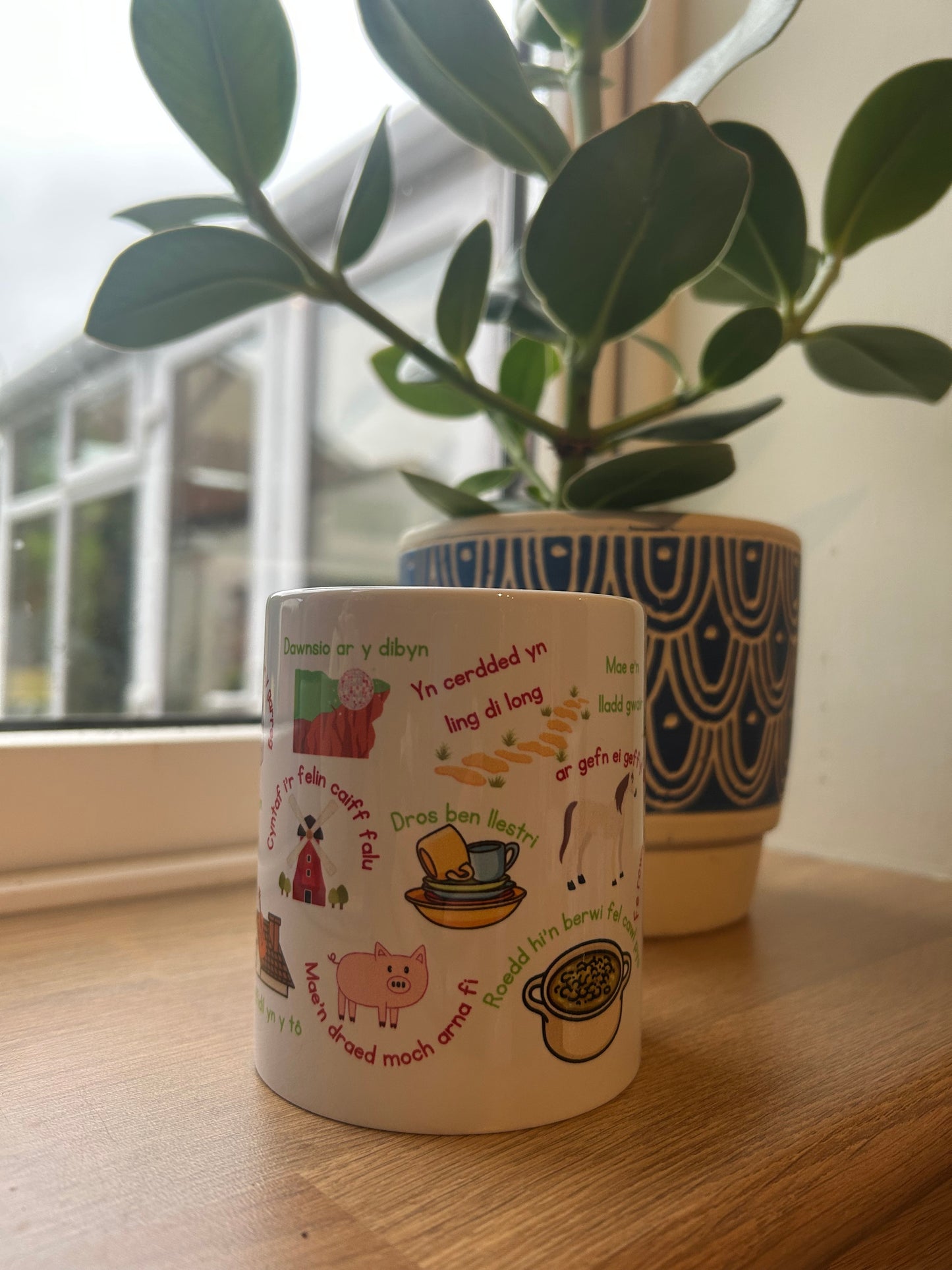 Mwg Idiomau Cymraeg | Welsh Idioms Mug