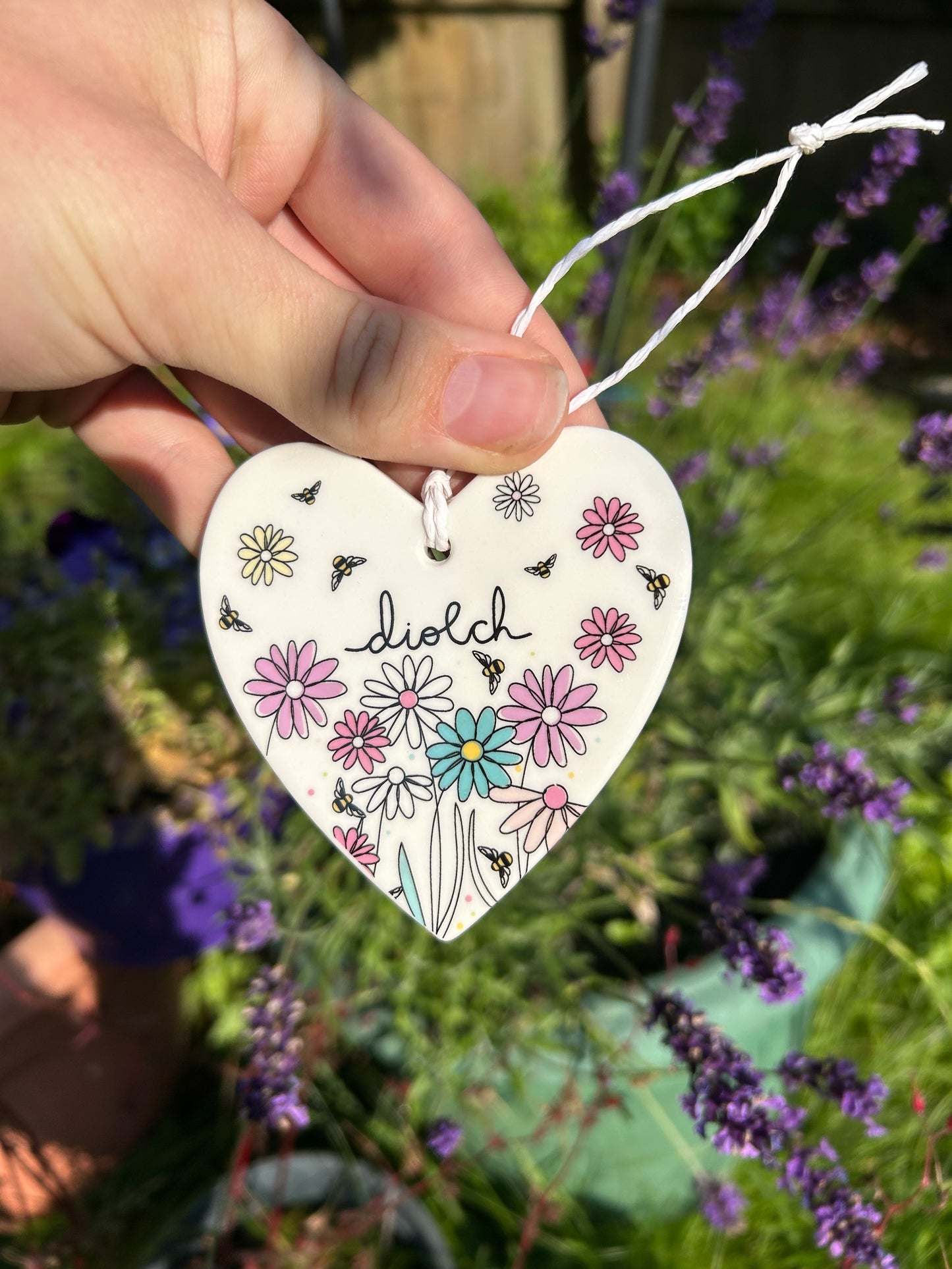 Diolch Ceramic Hear