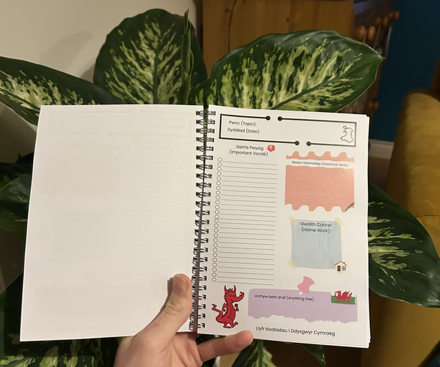 Llyfr Nodiadau i Ddysgwyr Cymraeg