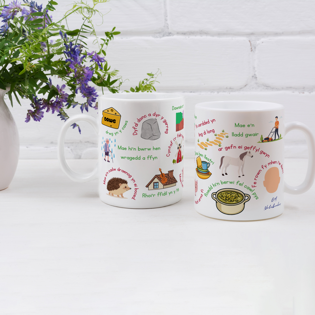 Mwg Idiomau Cymraeg | Welsh Idioms Mug