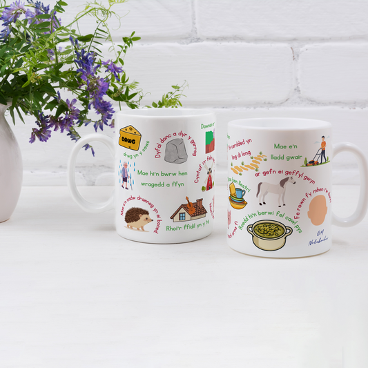Mwg Idiomau Cymraeg | Welsh Idioms Mug
