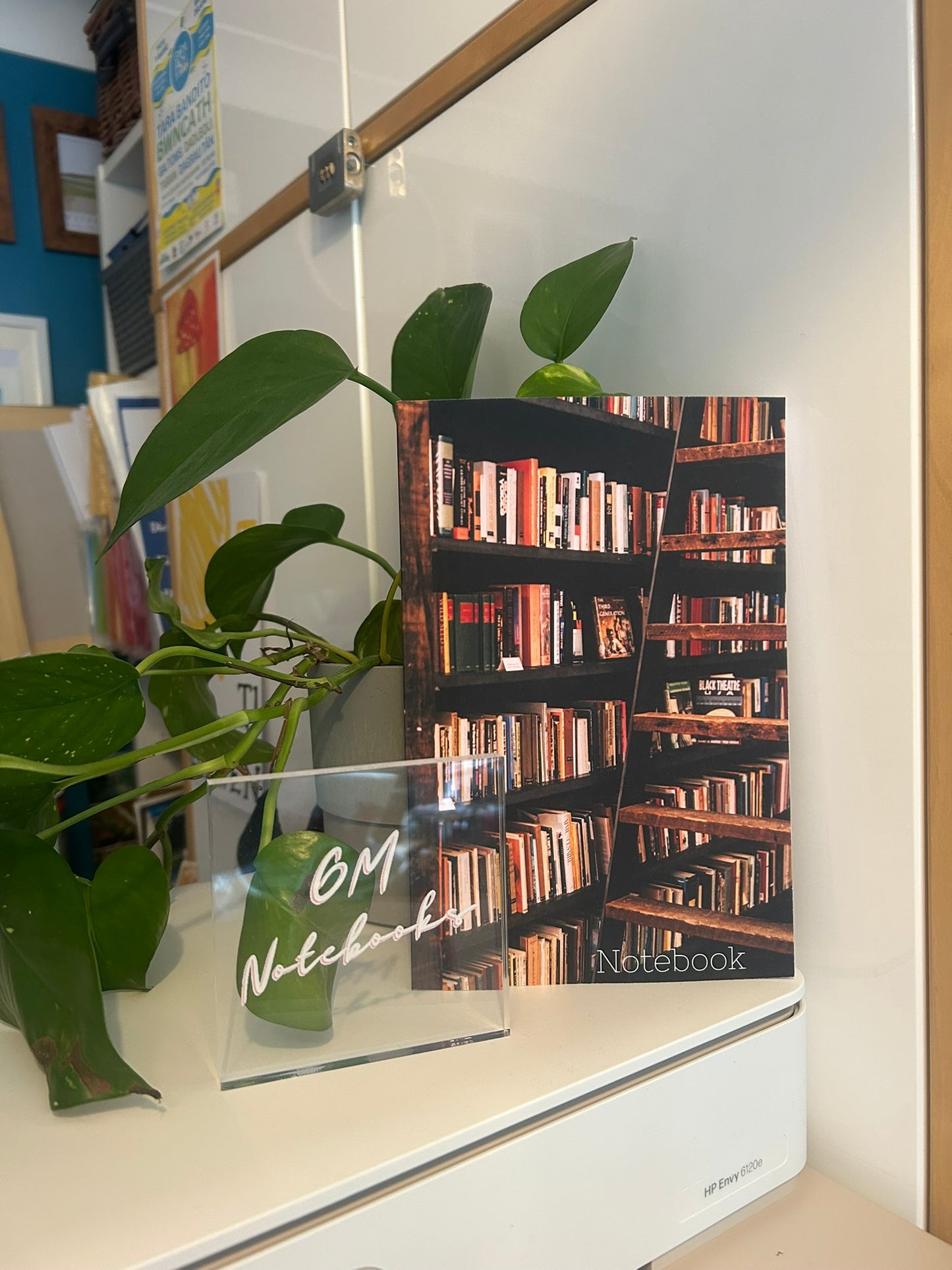 Book Notebook - 120 Pages, Lined and Numbered