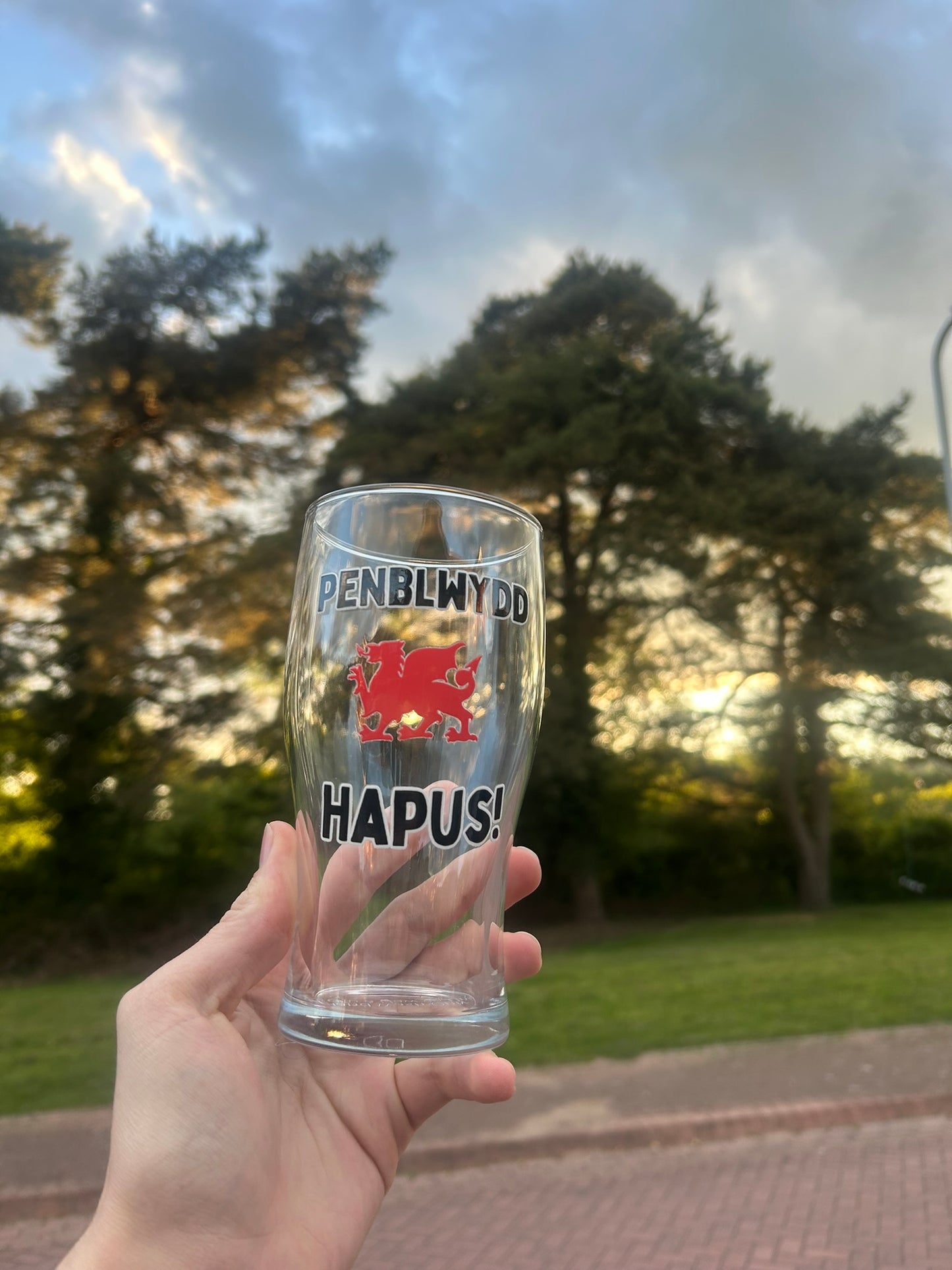 Gwydr Peint Penblwydd Hapus Pint Glass