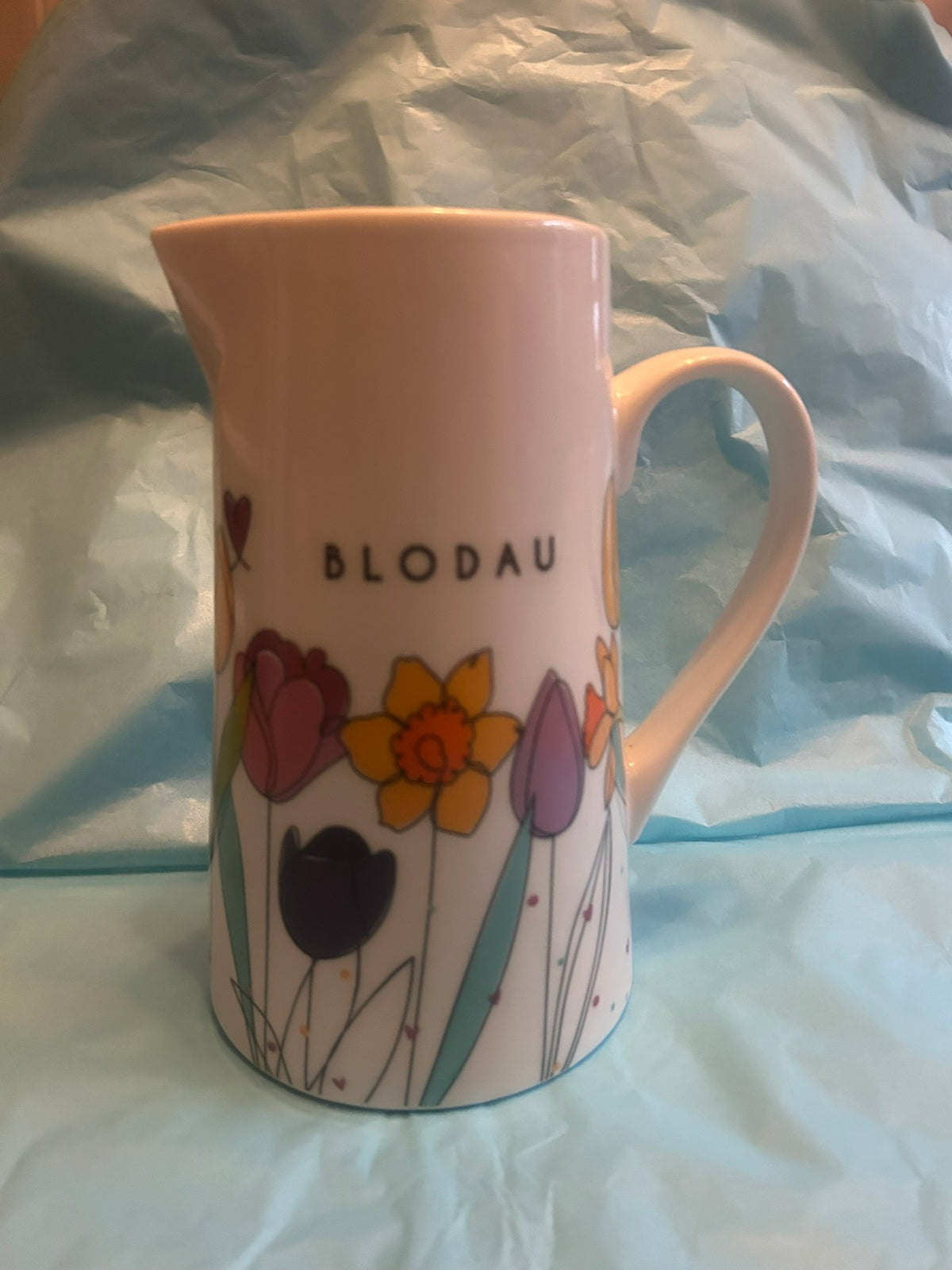Blodau extra large flower jug - daffodils