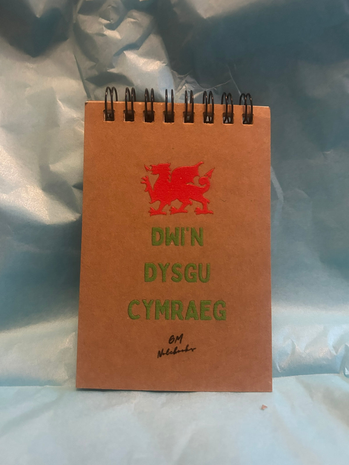 Mini A6 Dwi'n Dysgu Cymrarg Flip-Notepad (Spiral Bound)
