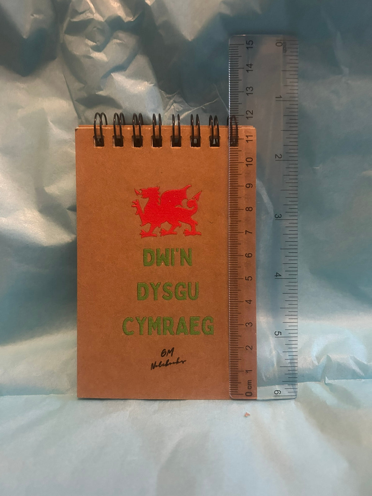 Mini A6 Dwi'n Dysgu Cymrarg Flip-Notepad (Spiral Bound)