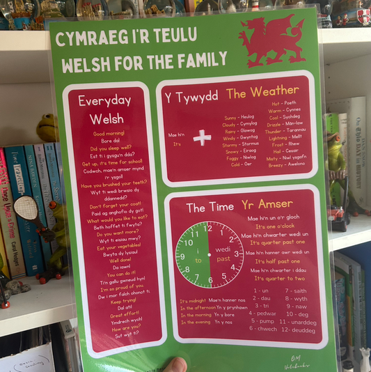 A3 Poster - Cymraeg i’r Teulu (Welsh for the Family)