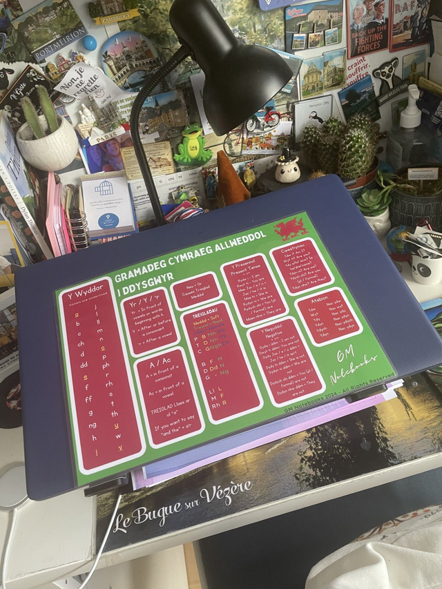 Learner's Bundle (Grammar Mat + Treigladau Bookmark + Learner's Notebook)