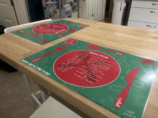Mat Bwyta Gymraeg | Welsh Dining Mat