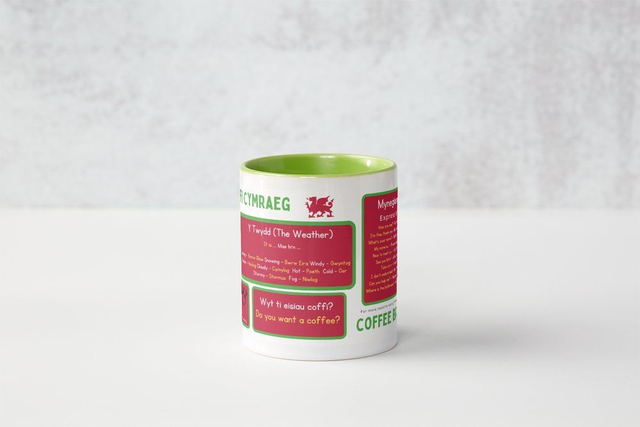 Mwg Egwyl Coffi Cymraeg | Welsh Coffee Break Mug