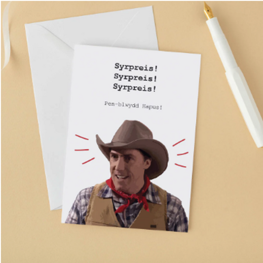 Draenog Designs - Sypreis - Uncle Bryn Birthday Card