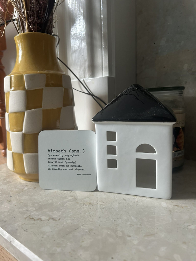 Hiraeth Coaster (Dictionary Style)